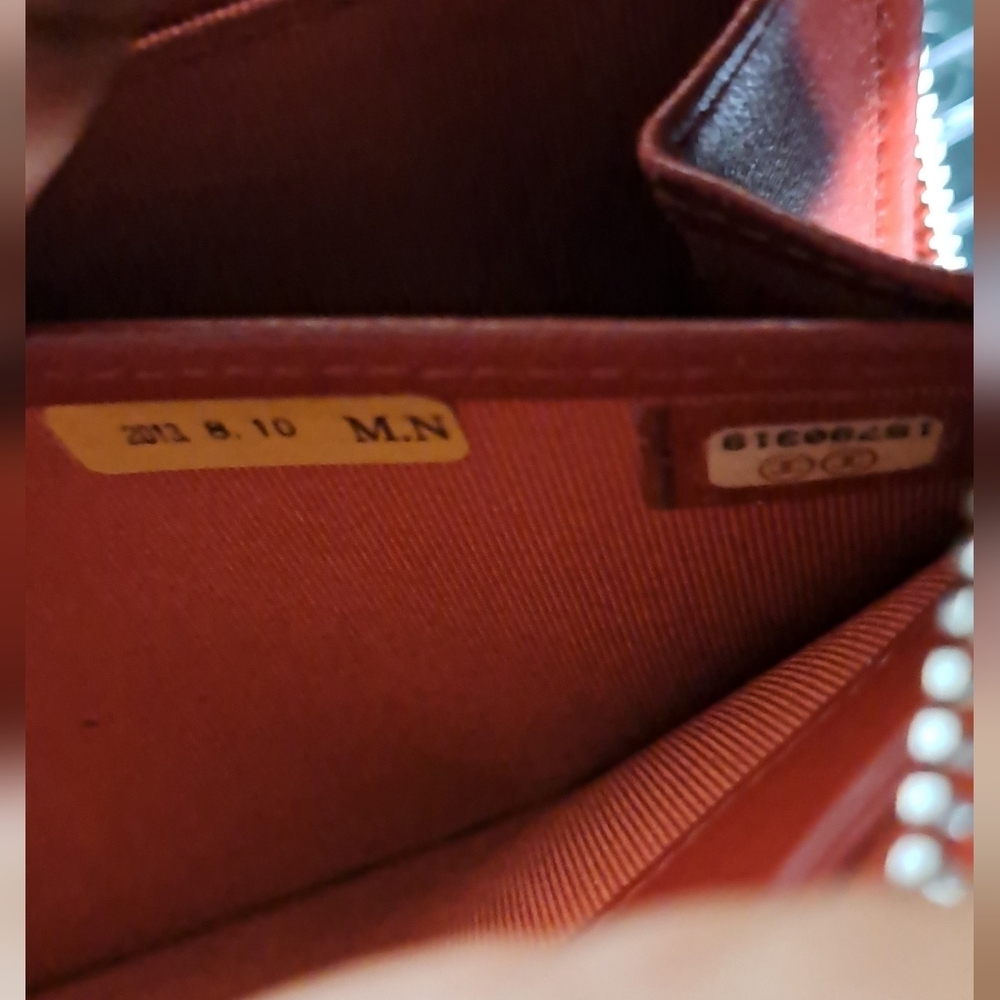 Chanel Red Quilted Cavier Zip Around Wallet With COA - Picture 14 of 14